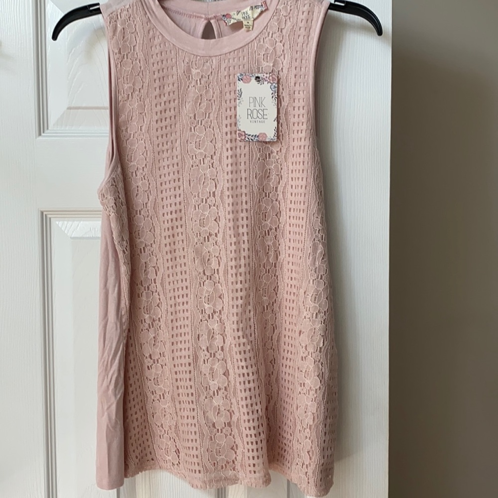 Floral Lace Tank
